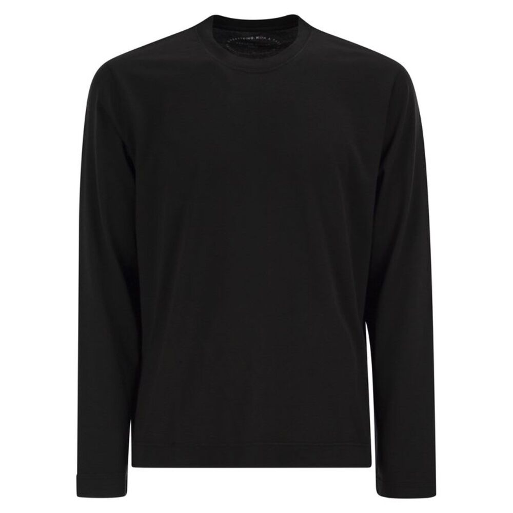 Fedeli Men Long-Sleeve Pure Cotton T-Shirt
